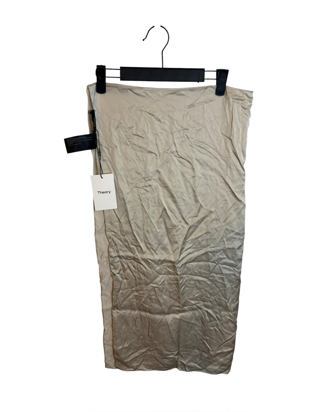 NWT Theory Sand Satin Sleek Scarf